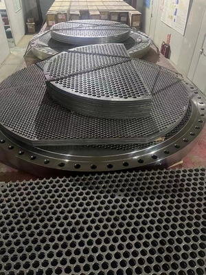 R60702 R60705 এক্সচেঞ্জার টিউব শীট জিরকোনিয়াম হিট এক্সচেঞ্জার শীট