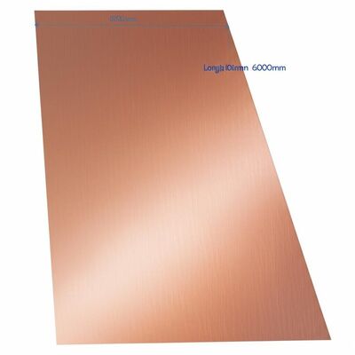 দৈর্ঘ্য 100 মিমি 6000 মিমি কপার অ্যালয় প্লেট ASTM B898 মেটাল শীট যা বৈদ্যুতিক, যান্ত্রিক এবং কাঠামোগত তৈরির জন্য প্রকৌশলিত